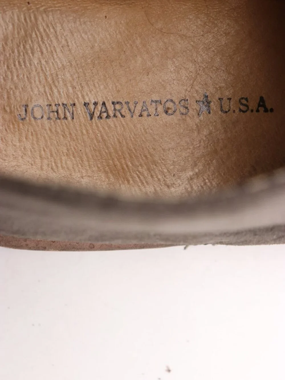 John Varvatos Chukka Boots Men's Size 10 M Gray Suede Leather